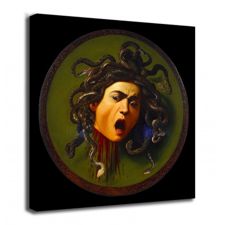 Cadre de Bouclier à tête de Méduse - Caravage - impression sur toile avec ou sans cadre