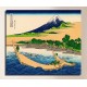 El marco de la Costa de la bahía de el Tajo, Ejiri en Tōkaidō - Katsushika Hokusai - impresión en lienzo con o sin marco