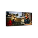 Painting the Annunciation - Leonardo - print on canvas with or without frame