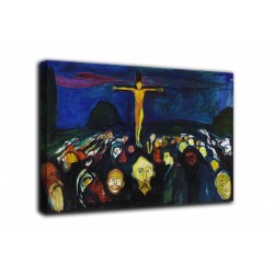 El marco y el monte Calvario - Edvard Munch - impresión en lienzo con o sin marco