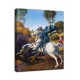 Picture of St. George and the Dragon - Raphael - print on canvas with or without frame