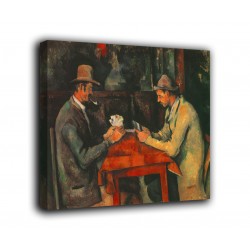 La pintura de Los jugadores de cartas de Paul Cézanne - impresión en lienzo con o sin marco