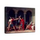 Painting the oath of The Horatii - Jacques-Louis David Painting print on canvas with or without frame