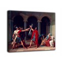 La pintura de el juramento de los Horacios - Jacques-Louis David Pintar imprimir en lienzo, con o sin marco