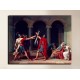 Painting the oath of The Horatii - Jacques-Louis David Painting print on canvas with or without frame