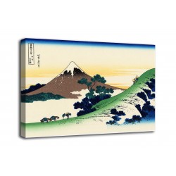 Framework The step of Inume to Kōshū - Katsushika Hokusai - print on canvas with or without frame