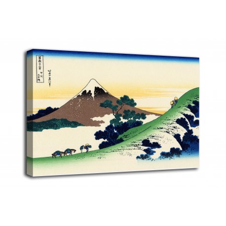 Rahmen Der schritt Inume in Kōshū - Katsushika Hokusai - druck auf leinwand, leinwand mit oder ohne rahmen