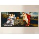 Framework Sacred Love and Profane Love - Titian - print on canvas with or without frame