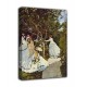 Quadro Donne in giardino - Claude Monet - stampa su tela canvas con o senza telaio