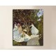 La pintura de la Mujer en el jardín de Claude Monet, impresión en lienzo con o sin marco