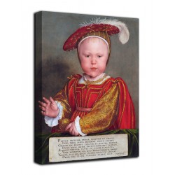 Framework the Portrait of Edward VI child - Hans Holbein the Younger - print on canvas with or without frame