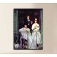 Im rahmen Des balkon - Édouard Manet - druck auf leinwand, leinwand mit oder ohne rahmen