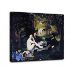 Pintar el almuerzo sobre La hierba - Edouard Manet - impresión en lienzo con o sin marco
