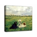 El marco de Las golondrinas - Edouard Manet - impresión en lienzo con o sin marco