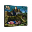 Painting the agony in the garden - Andrea Mantegna - print on canvas with or without frame