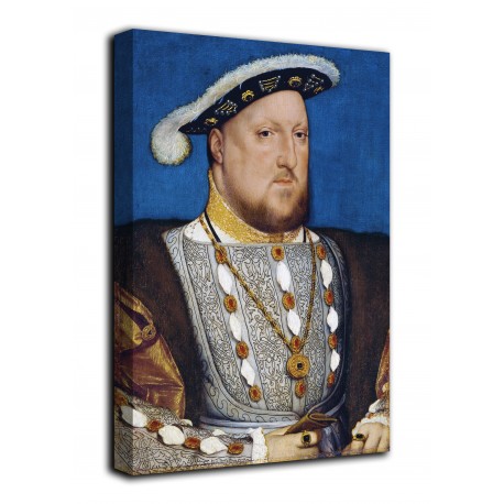 Marco el Retrato de Enrique VIII de Inglaterra - Hans Holbein el Joven - impresión en lienzo con o sin marco