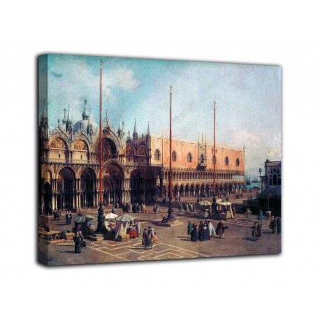 Picture San Marco - Canaletto - print on canvas with or without frame