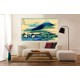 The framework Umezawa in the Province of Sagami - Katsushika Hokusai - print on canvas with or without frame
