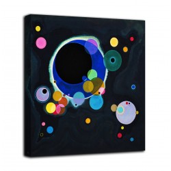 Quadro Alcuni cerchi - Vassily Kandinsky - stampa su tela canvas con o senza telaio