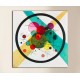 Quadro Cerchi in un cerchio - Vassily Kandinsky - stampa su tela canvas con o senza telaio