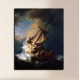 Quadro Cristo nella tempesta sul mare di Galilea - Rembrandt - stampa su tela canvas con o senza telaio