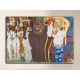 Quadro Fregio di Beethoven, Le forze ostili - Gustav Klimt - stampa su tela canvas con o senza telaio