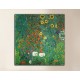 Quadro Giardino di campagna con girasoli - Klimt - stampa su tela canvas con o senza telaio