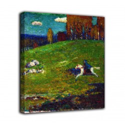 Framework The blue knight - Vassily Kandinsky - print on canvas with or without frame