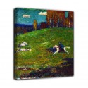 Quadro Il cavaliere azzurro - Vassily Kandinsky - stampa su tela canvas con o senza telaio