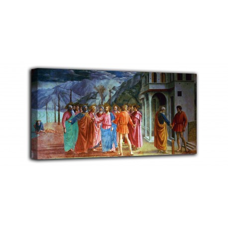 El marco del homenaje - Masaccio - impresión en lienzo con o sin marco