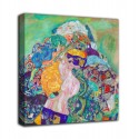 The framework of The cot - Gustav Klimt - print on canvas with or without frame