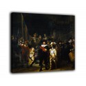 La peinture de La ronde de nuit - Rembrandt - impression sur toile avec ou sans cadre