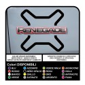 2 STICKERS Stickers stickers logo renegade for written door top quality