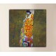 The framework of The hope II - Gustav Klimt - print on canvas with or without frame