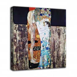 Le cadre des trois âges de la femme - Gustav Klimt - impression sur toile avec ou sans cadre