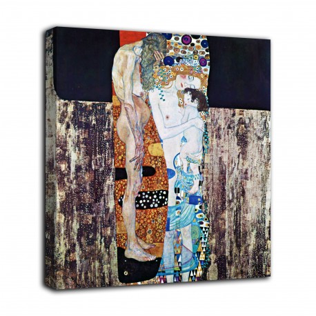 The framework of The three ages of woman - Gustav Klimt - print on canvas with or without frame