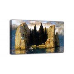 Rahmen Die insel der toten (dritte version) - Arnold Böcklin - druck auf leinwand, leinwand mit oder ohne rahmen