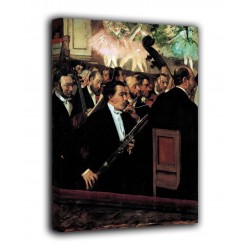 Picture The orchestra of the Opéra - Edgar Degas - print on canvas with or without frame