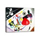 Peinture Tache rouge II - Kandinsky - impression sur toile avec ou sans cadre