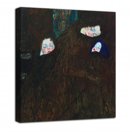 Picture a Mother with two children - Gustav Klimt - print on canvas with or without frame