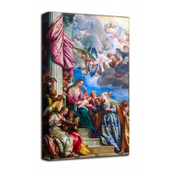 Quadro Matrimonio mistico di Santa Caterina d'Alessandria - Veronese- stampa su tela canvas con o senza telaio