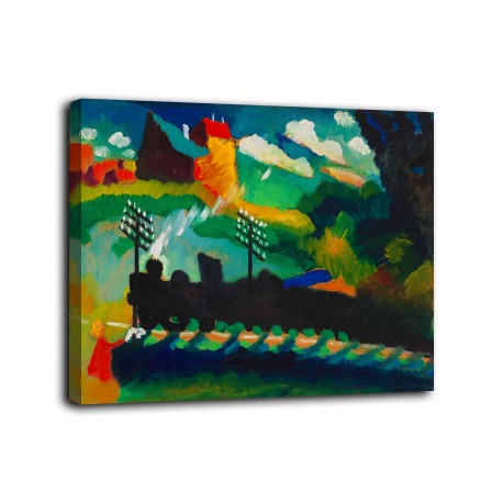 Le cadre de Murnau - Kandinsky - impression sur toile avec ou sans cadre