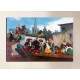 Picture Napoleon III visiting the flood victims of Tarascon - Bouguereau - print on canvas with or without frame