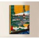 Picture A race of sumo within the precincts of the temple of Ekōin Edo - Utagawa Hiroshige - print on canvas with or without