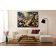 Painting the Crucifixion of St Peter - Luca Giordano - print on canvas with or without frame
