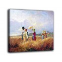 Picture of The walk on Sunday - Carl Spitzweg - print on canvas with or without frame