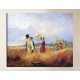 Picture of The walk on Sunday - Carl Spitzweg - print on canvas with or without frame