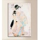 The framework Courtesan Shinohara of the house of Tsuruya - Kitagawa Utamaro - prints on canvas with or without frame