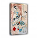 Le cadre des Courtisanes de l'effet de serre - Kitagawa Utamaro - des impressions sur toile avec ou sans cadre