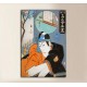 Quadro Danjūrō ​​Ichikawa VIII nel ruolo di Sukeroku -  Utagawa Kunisada - stampa su tela canvas con o senza telaio